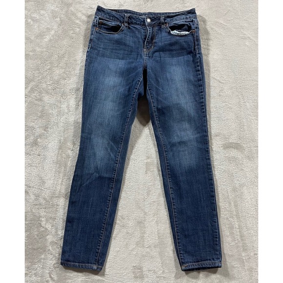 American Eagle Outfitters Denim - American‎ Eagle Jeans Women 10 Hi-Rise Skinny Stretch Blue